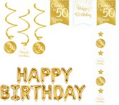 Verjaardagspakket goud 50 jaar