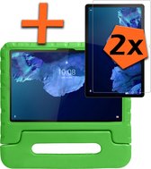 Lenovo Tab P11 Hoes Kindvriendelijke Hoesje Kids Case Met 2x Screenprotector Met Screenprotector - Lenovo Tab P11 Cover - Groen