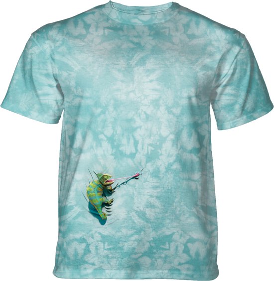 T-shirt Hitchhiking Chameleon KIDS L