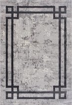 Magic Floor - Tapijt - Woonkamer - Vloerkleed Pera 0343A - Grijs - Polyester - (300x80cm)