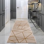 Magic Floor - Tapijt - Vloerkleed - PERA 0402A - Bruin - Polyester - (230x160cm)