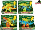 DinoWorld DIY Robo-dino 18cm 4 assorti