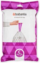 Brabantia PerfectFit Afvalzak, code C, 10-12L, 40