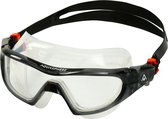Aquasphere Vista Pro - Zwembril - Volwassenen - Clear lens - Grijs/Zwart