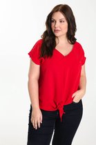 Paprika Dames Geknoopt T-shirt - T-shirt - Maat 52