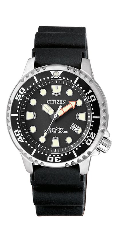 Citizen EP6050-17E - Horloge - Rubber - Zwart - Ø 33.5 mm