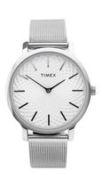 Timex Metropolitan TW2R36200 Horloge - Staal - Zilverkleurig - Ø 34 mm