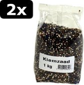 2x KIEMZAAD KANARIE/TROPEN 1KG