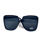 Dames Zonnebril - Zonnebrillen - Retro stijl - Dunne montuur - UV4000 - Zwart met zilveren stippen