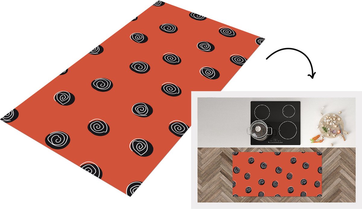 KitchenYeah Keukenloper - Loper keuken - Patronen - Kunst - Australië - 120x60 cm - Keukenloper vinyl Multicolor