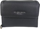 Flora&co - Paris - portemonnee - dames beugelportemonnee - 10 pasjes - zwart - broekzakformaat