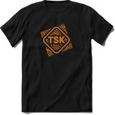 TSK Studio Shirt |Goud | T-Shirt Heren / Dames | Original & vintage | Sport Shirt Cadeau | Maat 3XL