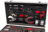 Set d'outils pour vélo HBM de 22 pièces dans un étui