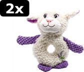 2x # LAVENDER RING SHEEP 26X10X6CM