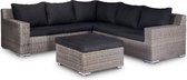 Denza Furniture Colorado hoek wicker loungeset 4-delig | wicker | 300x300cm | New Kobo | 6 personen