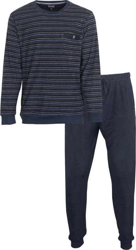 Paul Hopkins Terry Cloth Pyjama Homme Blauw PHPYH2105A - Tailles : XXL
