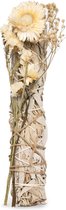 Geurwolkje® Flower Power Salie Stick (large: 22cm) - Natuurlijke Droogbloemen - Smudge sticks