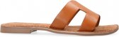 Lazamani  - Slipper Leer - Cognac - 40