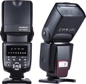 Andoer® Flitser - Universele voetstuk - Wireless trigger - Speedlite - High Speed flits - Oplaadtijd 1,5 seconden