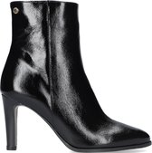 Notre-V 7436 Enkellaarsjes - Enkelboots met rits - Dames - Zwart - Maat 37