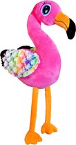 Pluche speelgoed knuffeldier Flamingo van 28 cm - Dieren knuffels - Cadeau voor kinderen