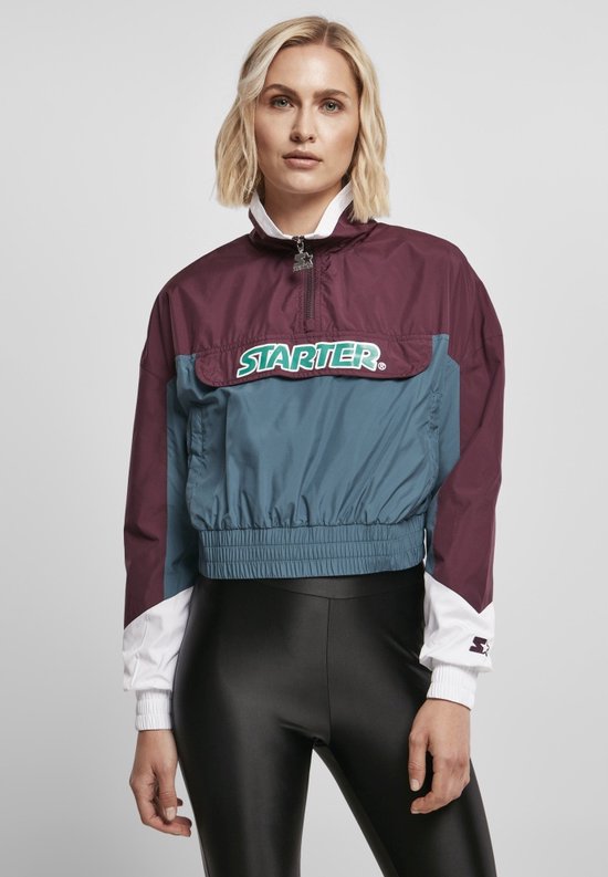 Starter Black Label - Colorblock Pull Over Windbreaker jacket - XS - Paars