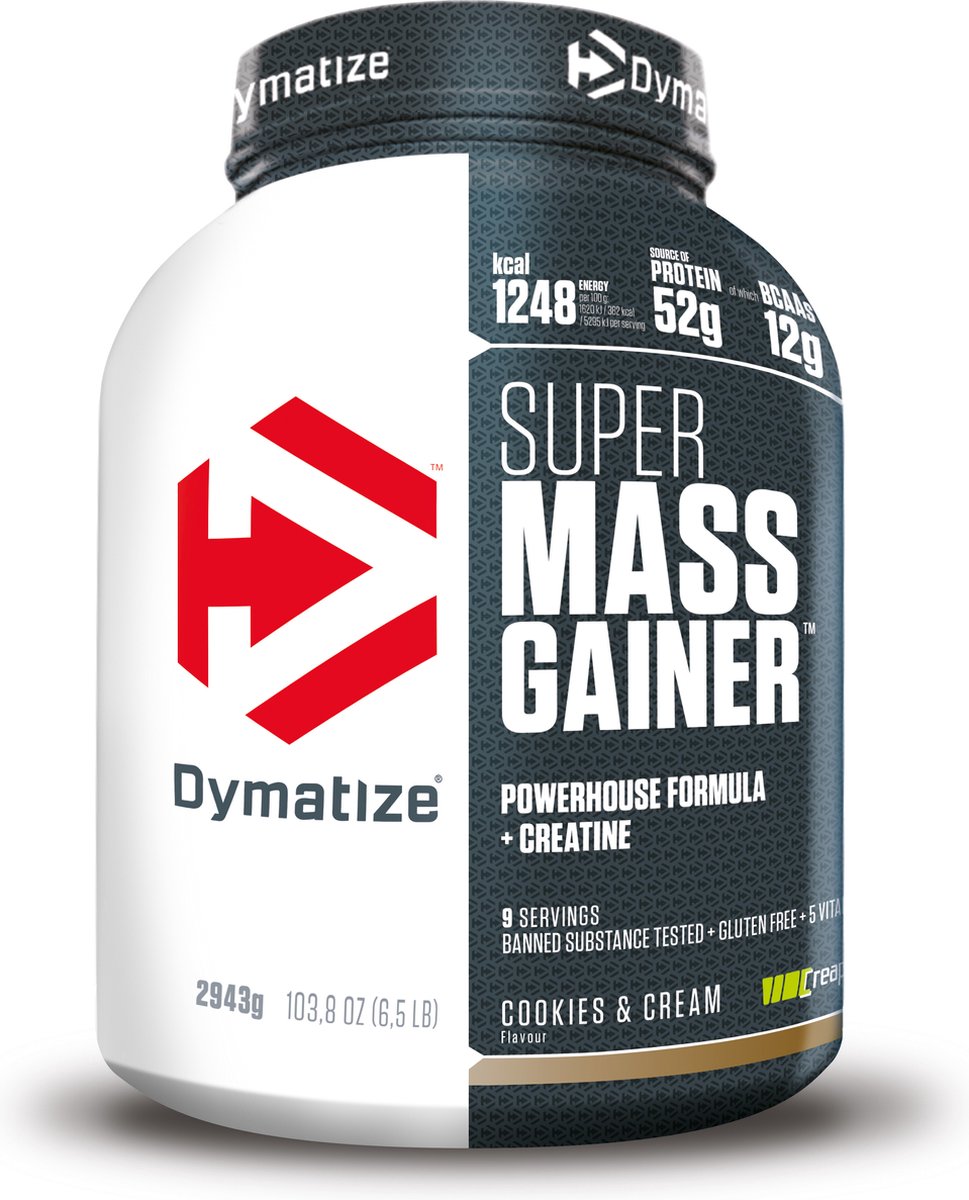 Goedkoopste Super Mass Gainer 2943gr Cookies & Cream