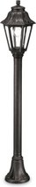 Ideal Lux Anna - Vloerlamp  Modern - Zwart - H:110cm - E27 - Voor Binnen - Hout - Vloerlampen  - Staande lamp - Staande lampen - Woonkamer - Slaapkamer