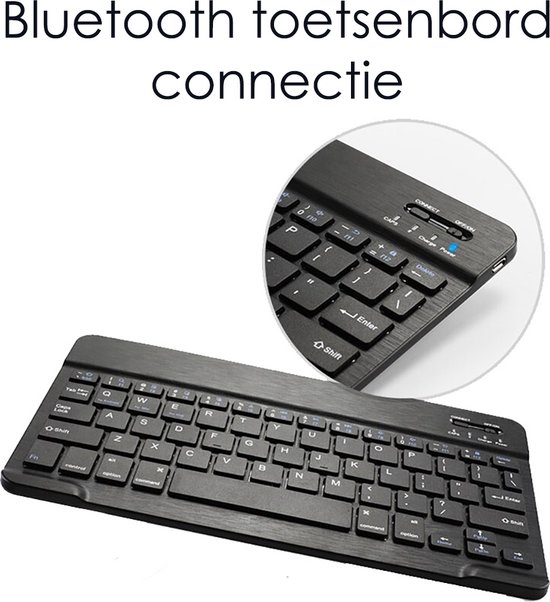 iPad Pro 11 pouces 2021 Clavier Cover iPad Pro 11 pouces 2021 Keyboard Case Book Cover - Zwart