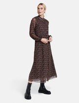 TAIFUN Dames Midi-jurk van zachte mesh