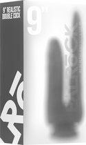 Realistic Double Cock - 9 Inch - Translucent - Realistic Dildos transparent