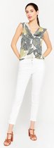 LOLALIZA T-shirt met print - Khaki - Maat L
