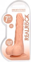Dong with testicles 7'' - Flesh - Realistic Dildos flesh
