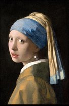 Walljar - Johannes Vermeer - Meisje Met De Parel II - Muurdecoratie - Poster met lijst