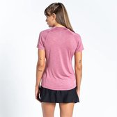 De Dare2B Outdare III jersey met korte mouwen en halve rits - dames - Q-Wic Plus - lichtgewicht - Roze