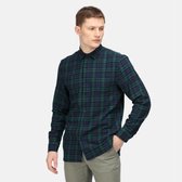 Het Regatta Lance shirt - outdoorshirt - heren - katoen - Coolweave - Donkergroen