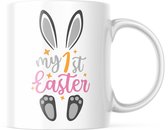 Paas Mok MyFirstEaster Girl | Paas cadeau | Pasen | Paasdecoratie | Pasen Decoratie | Grappige Cadeaus | Koffiemok | Koffiebeker | Theemok | Theebeker