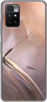 Geschikt voor Xiaomi Redmi 10 hoesje - Paardenbloem zaden - Abstract - Lucht - Siliconen Telefoonhoesje