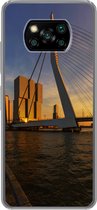 Geschikt voor Xiaomi Poco X3 Pro hoesje - Rotterdam - Zonsondergang - Erasmus - Siliconen Telefoonhoesje