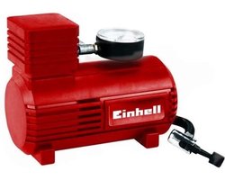 Einhell Auto Compressor CC-AC 12V - Voeding: 12 V - Max. 18 bar - Extra lange aansluitkabel 2,9 m - Incl. 3 adapters voor fiets, bal etc.