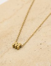 Glow Adora - Kettingen - Initialen Ketting - Letter M - Goud