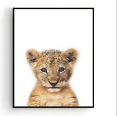 Jungle Poster Tijger - 40x30cm / A3 – Babykamer Muurdecoratie / Babyshower Cadeau
