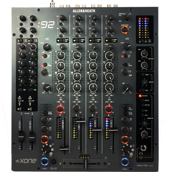 Allen & Heath Xone 92/4 canaux Prof Table de Mixage 2x Filtre, Midi, EQ 4  Bandes - DJ... | bol.com