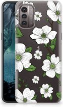 Trendy Telefoonhoesjes Nokia G21 | G11 Smartphone hoesje Dogwood Flowers