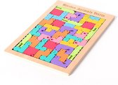 Houten Puzzel - Dieren Tetris - Houten Speelgoed - Vormen Puzzel