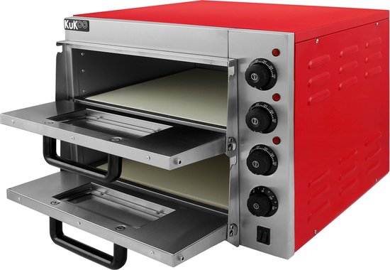 KuKoo Elektrische Pizza Oven Twee Kamers | bol.com