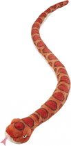 Pluche Regenboogboa slangen knuffels 152 cm - slangen artikelen
