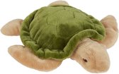Pluche kleine knuffel dieren Zeeschildpad van 34 cm - Speelgoed schildpadden zeedieren - Leuk als cadeau