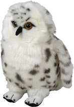 Pluche sneeuwuil vogel knuffel van 22 cm - Dieren speelgoed knuffels cadeau - Uilen Knuffeldieren