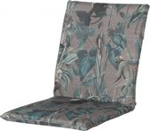 stapelstoelkussen Floris 97 x 49 x 4 cm polykatoen grijs